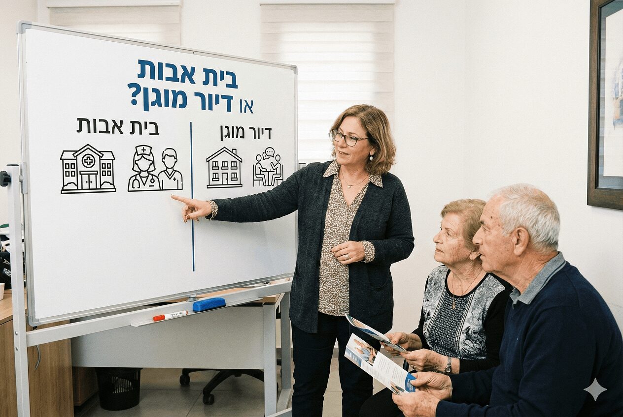 לבחור נכון בין בית אבות לדיור מוגן
